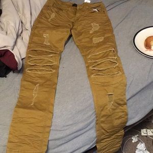 Tan khaki jeans 30x34